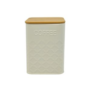 ΒΑΖΟ ΜΕΤΑΛΛΙΚΟ ΜΠΕΖ COFFEE ΜΕ ΜΠΑΜΠΟΥ ΚΑΠΑΚΙ 10x10x13,5εκ. ANKOR