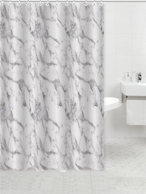 ΚΟΥΡΤΙΝΑ ΠΟΛΥΕΣΤΕΡΙΚΗ 180x180εκ 90gsm ΜΕ 12 ΚΡΙΚΟΥΣ ΜΑΡΜΑΡΟ ANKOR