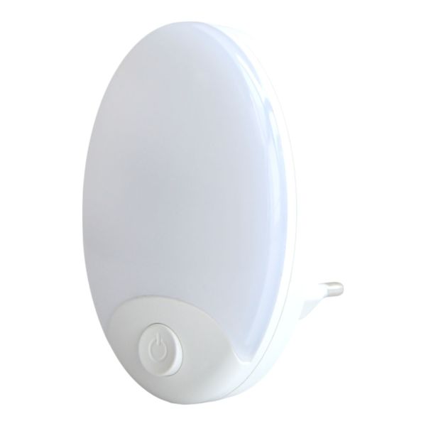 ΦΩΤΑΚΙ ΝΥΚΤΟΣ LED 1W ΜΕ ΔΙΑΚΟΠΤΗ ΚΑΙ ΘΕΡΜΟ ΦΩΣ 3000K 8,8x5,6x6εκ. ANKOR