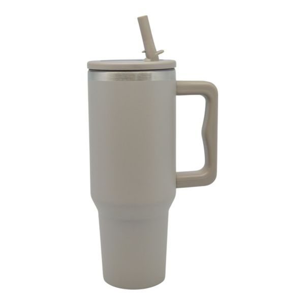 ΠΟΤΗΡΙ ΘΕΡΜΟΣ ΑΝΟΞΕΙΔΩΤΟ 1,2lt ΜΕ ΚΑΛΑΜΑΚΙ TAUPE 9,8x26εκ.ANKOR